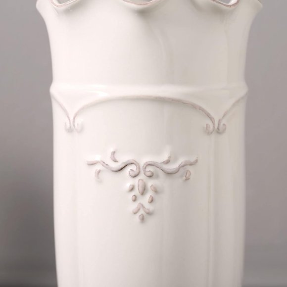 White Ceramic Modern Handmade White Centerpirces Flower vase for Home Decoration - Picture 6 of 7